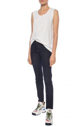 Top with raised logo appliqué, zdjęcie 2 Top with raised logo appliqué od Versace Jeans